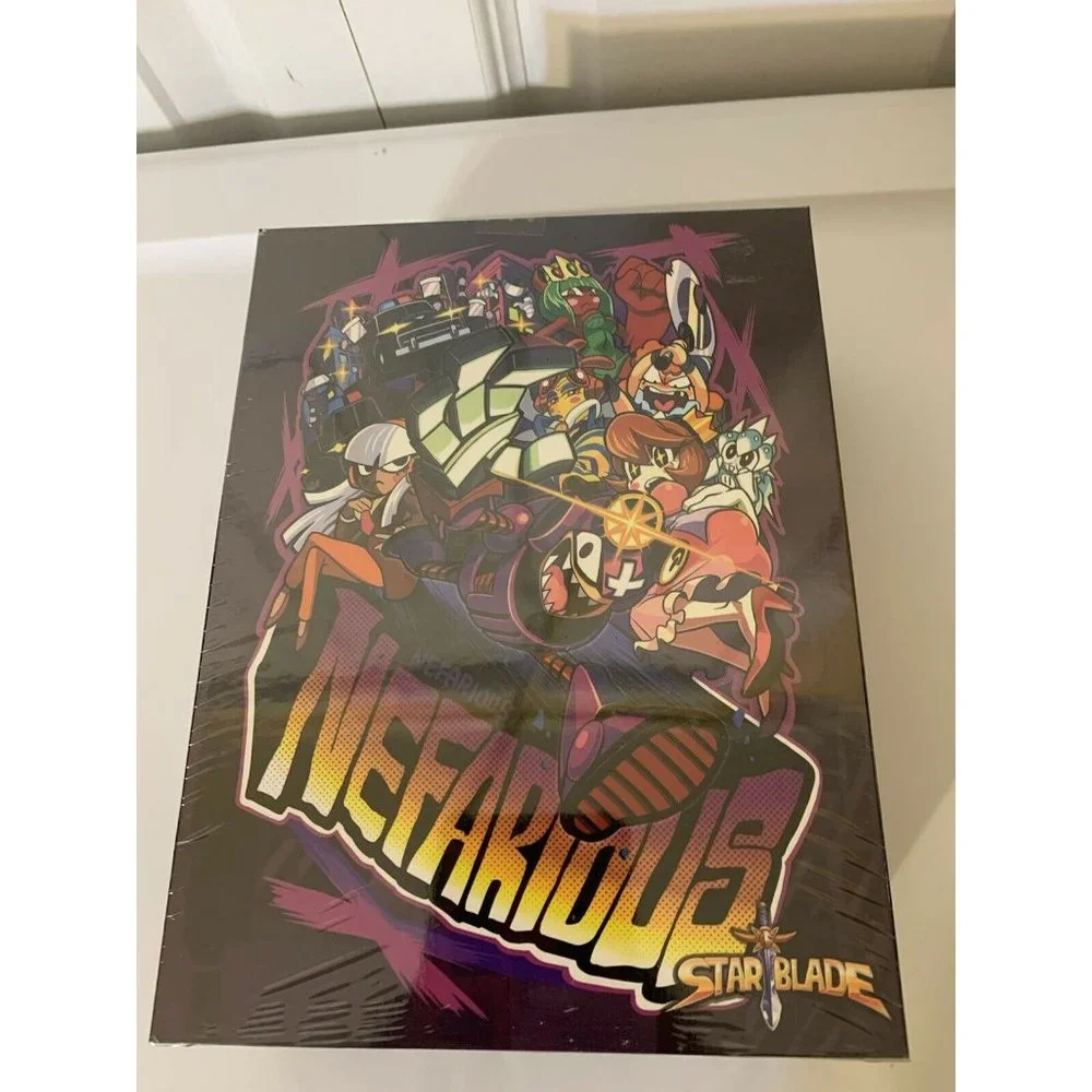 New IndieBox Nefarious New Sealed Complete CIB StarBlade Limited Edition Sealed‎